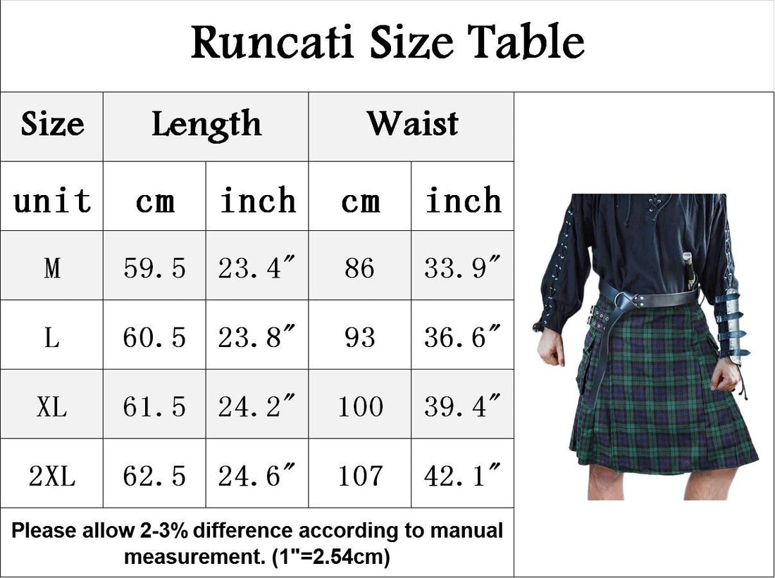 Scottish Tartan Kilt