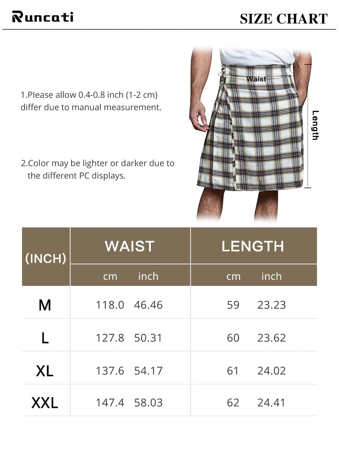 Scottish Tartan Kilt