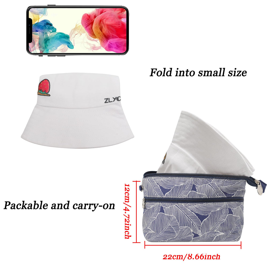 Fashion Embroidered Bucket Hat