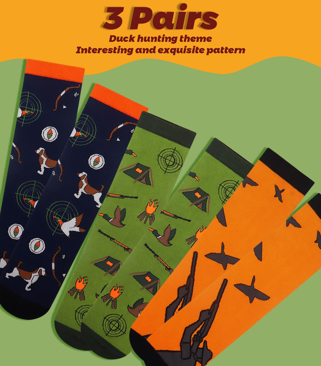 Mens Funny Fun Crazy Funky Dress Crew Socks