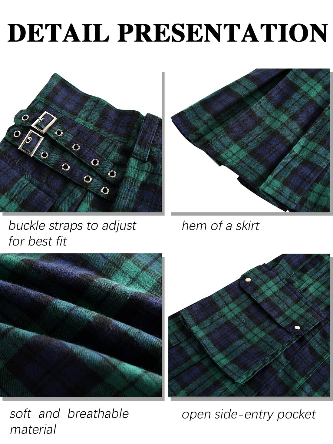 Scottish Tartan Kilt