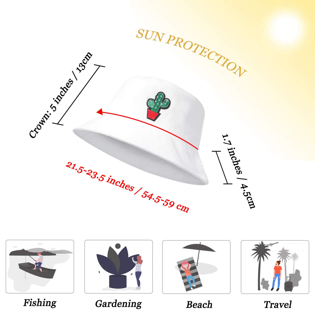 Fashion Embroidered Bucket Hat