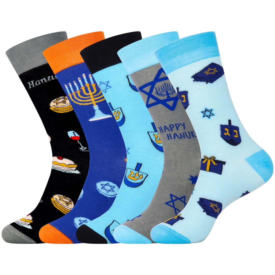 Mens Funny Fun Crazy Funky Dress Crew Socks