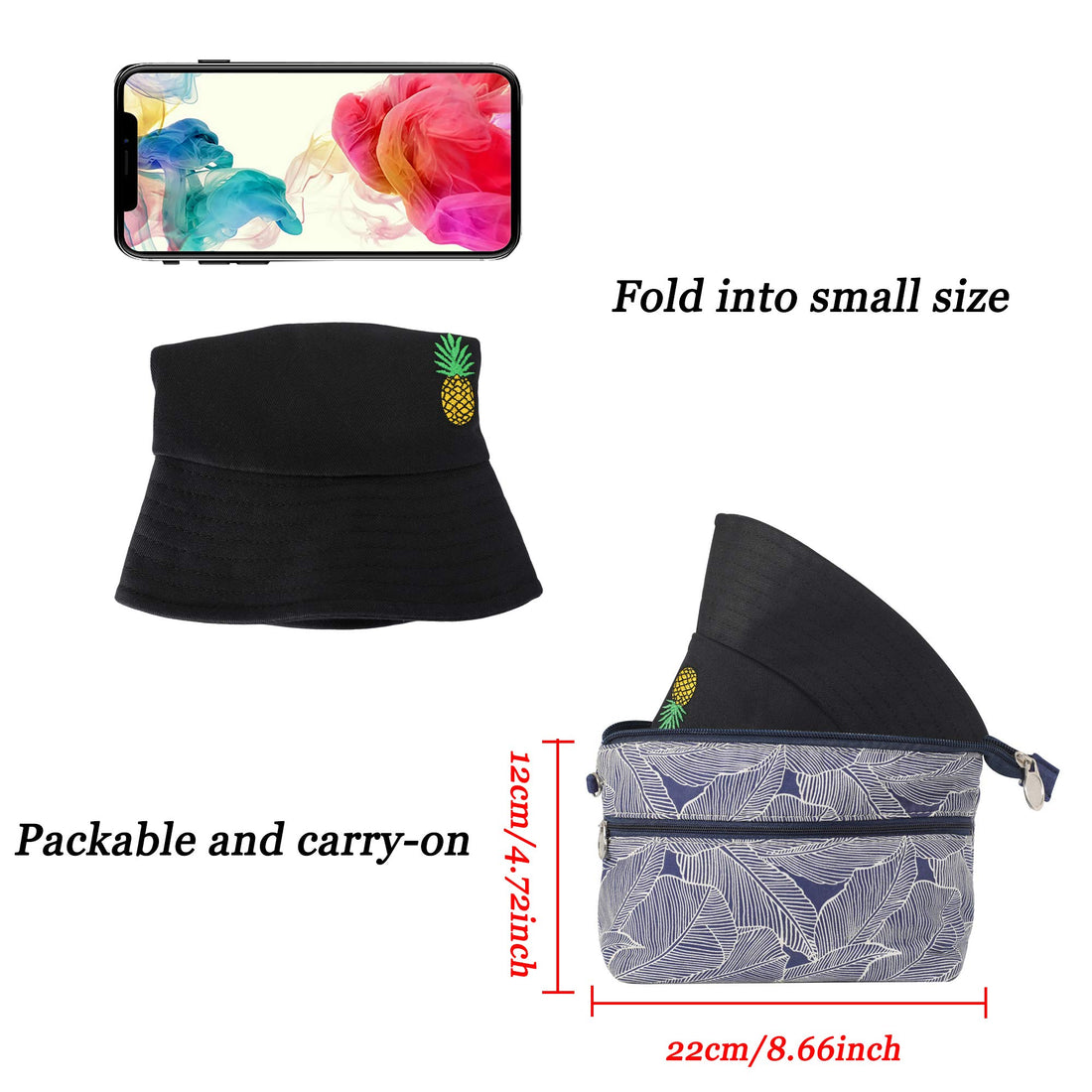 Fashion Embroidered Bucket Hat