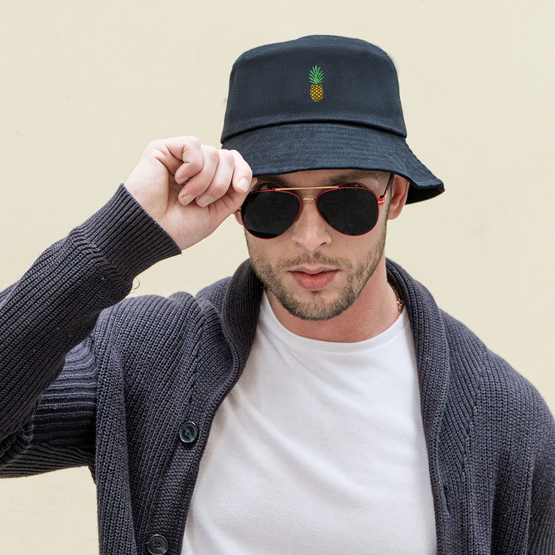 Fashion Embroidered Bucket Hat