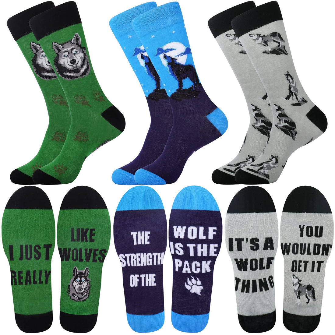 Mens Funny Fun Crazy Funky Dress Crew Socks
