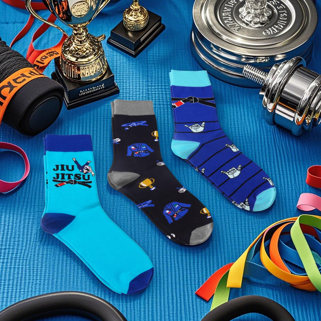 Mens Funny Fun Crazy Funky Dress Crew Socks