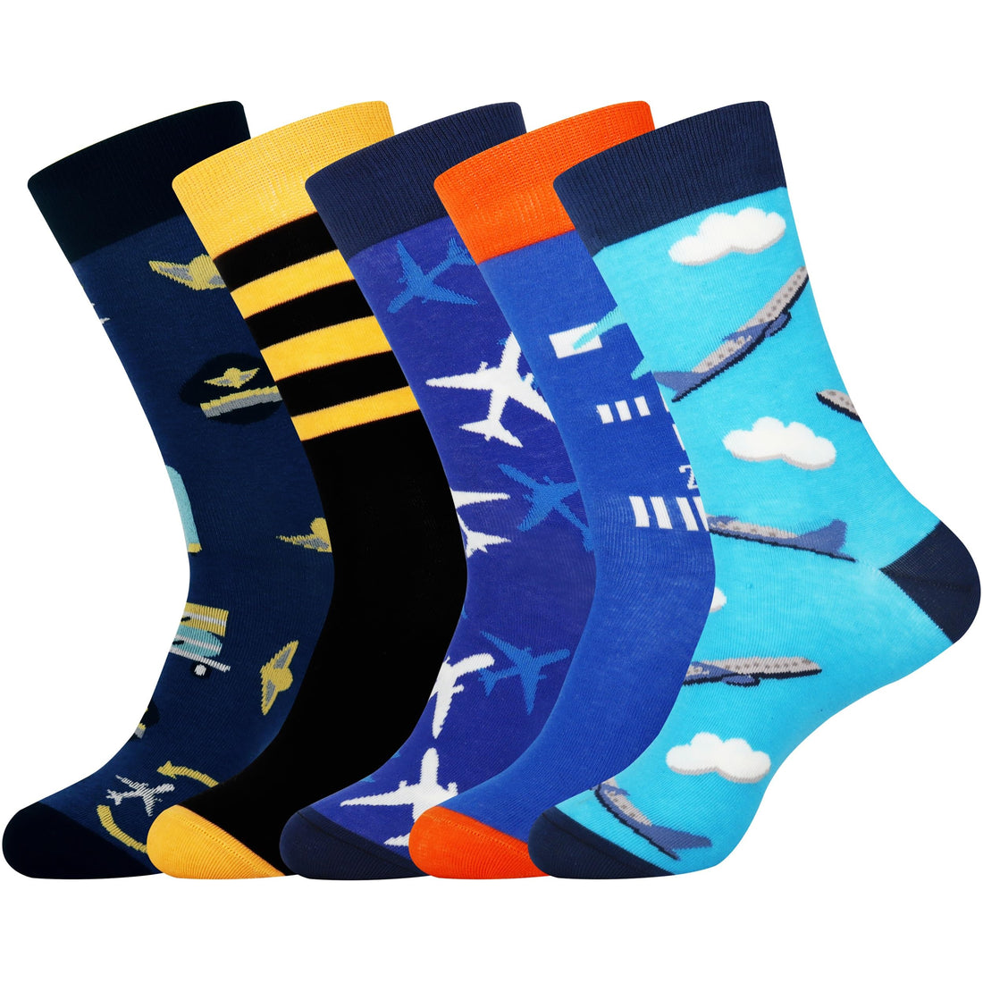 Mens Funny Fun Crazy Funky Dress Crew Socks