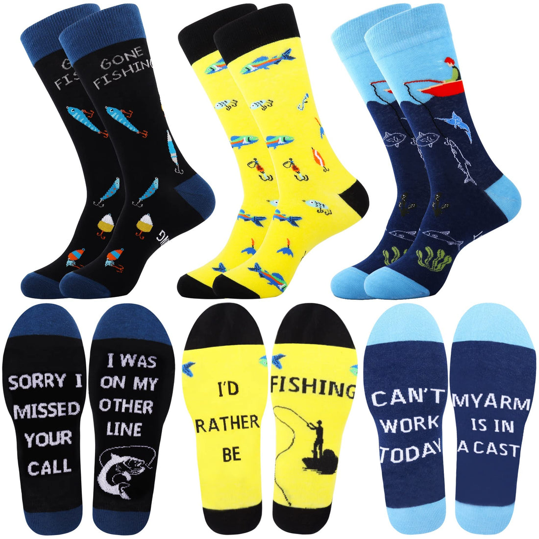 Mens Funny Fun Crazy Funky Dress Crew Socks