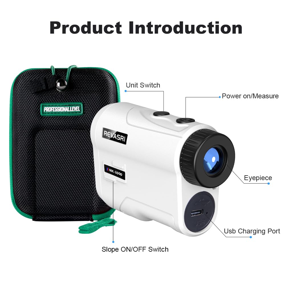 PinPoint Pro™ Rangefinder - 1000 - Yard Laser Accuracy - Dude Golf