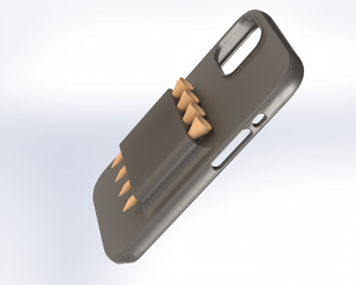 Pocket Tees Phone Case – The Ultimate Golf Tee Holder iPhone Case - Dude Golf