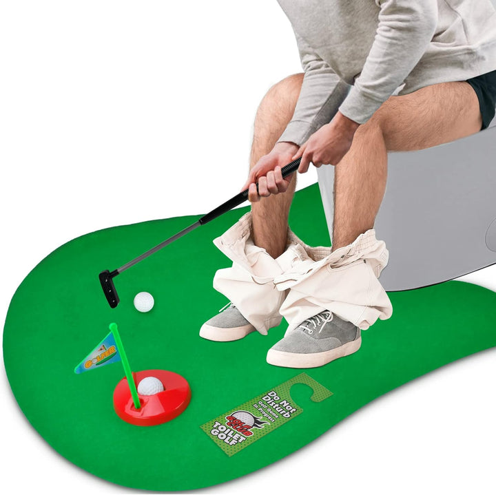 Toilet Game Mini Golf Toy - Dude Golf